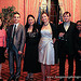 From the Left to the right: Barbara Wing, Board Member; Andrew Kessinger, 2008 Scholarship Recipient; Dening Lohez, Founder of the Foundation; Pauline Dochez, 2009 Scholarship Recipient; Stephane Buniol, Board Member; Adriana Agbo, Board Member