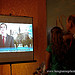 2009 Scholarship Recipient Captain Jordan Becker delivers his speech via video