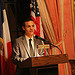2008 Scholarship Recipient Mr. Andrew Kessinger delivers his speech